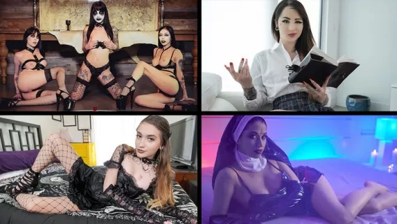 ◤Team Skeet Selects◢ Goth Girls Compilation ►Alex Coal, Val Steele, Jewelz Blu