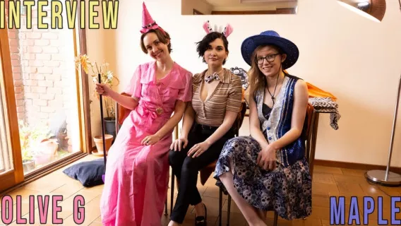◤Girls Out West◢ Maple & Olive G - Draw Interview ►Maple, Olive G