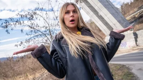 ◤Public Agent◢ The Hitchhiking Bouncing Boobs ►Zlata Shine, Martin Gun