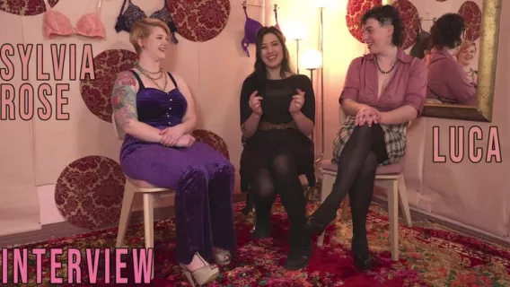 ◤Girls Out West◢ Luca & Sylvia Rose - Bra Fitting Interview ►Sylvia Rose, Luca