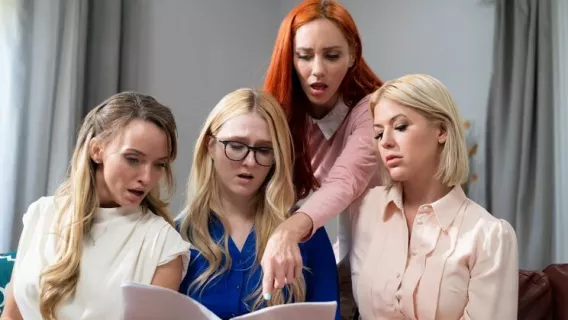 ◤Girlsway◢ Concerned Prudes Association ►Jupiter Jetson, Audrey Madison, Pristine Edge